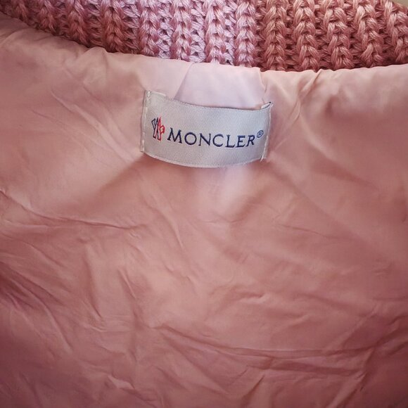 moncler A very beautiful and warm coat down-paneled faux fur and wool cardigan - Picture 11 of 12